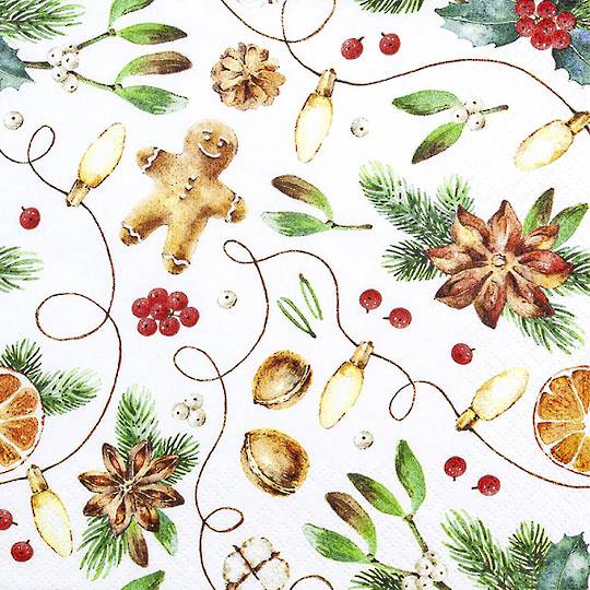 Paper Napkins 33cm, Cozy Feeling Pure *ETA Nov